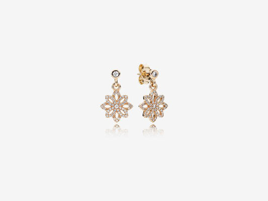 Lace Garden Pearl Drop Earrings