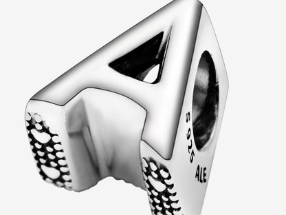 Letter A Alphabet Charm