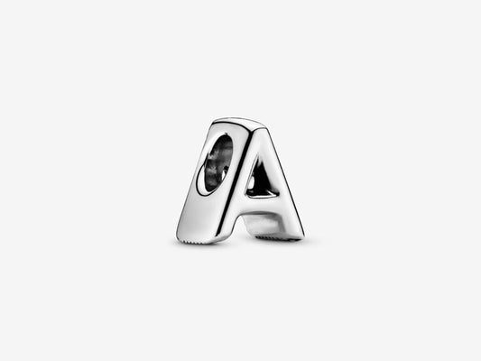 Letter A Alphabet Charm