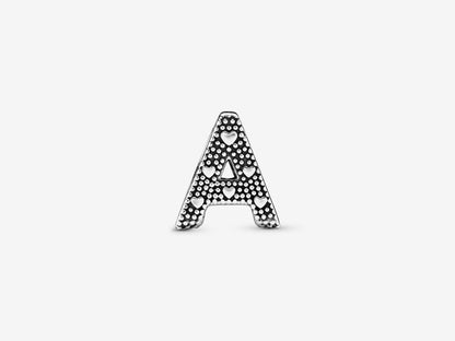 Letter A Alphabet Charm