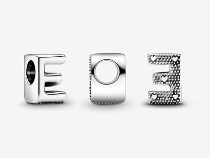 Letter E Alphabet Charm