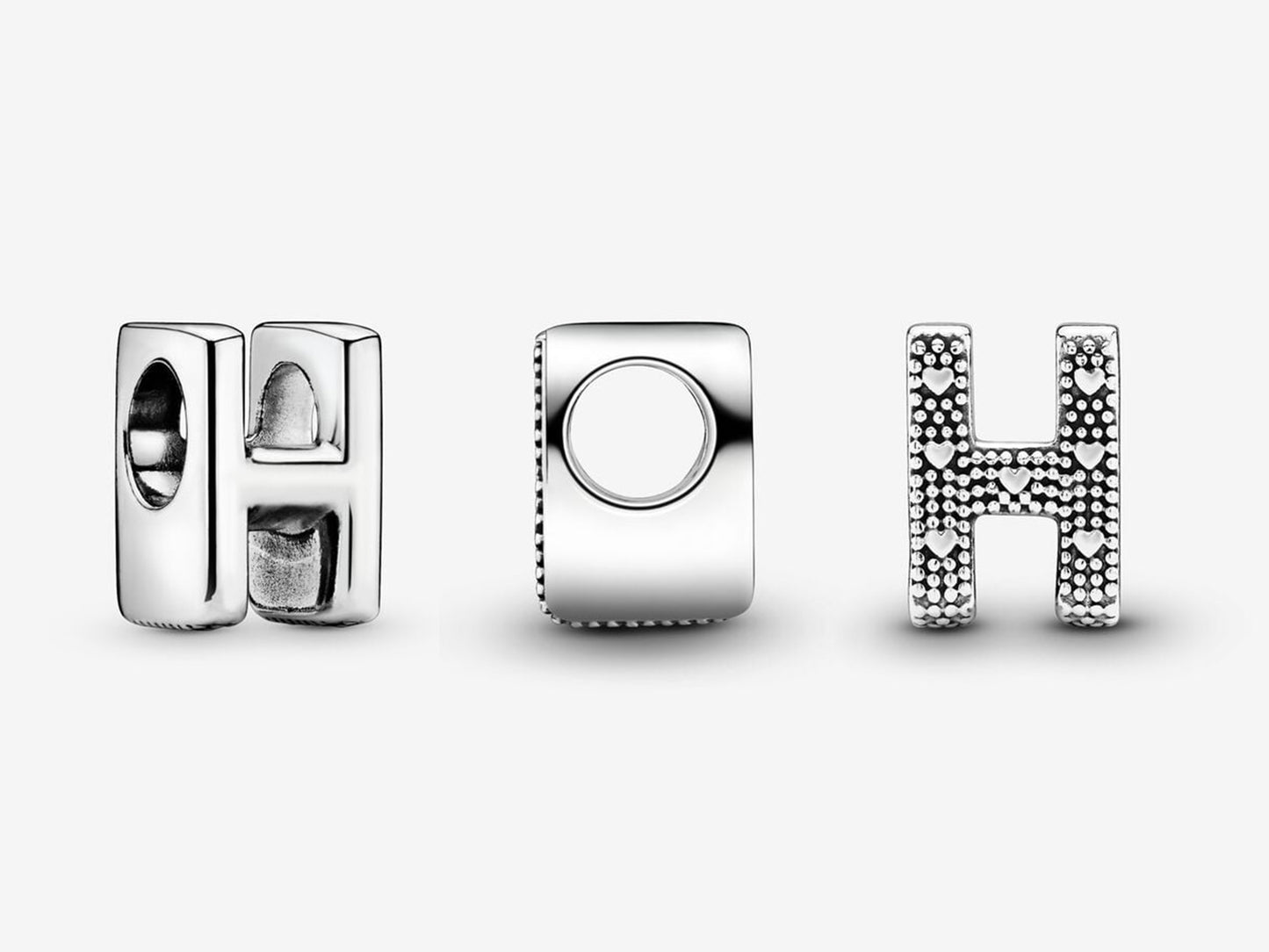 Letter H Alphabet Charm