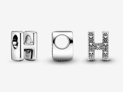 Letter H Alphabet Charm