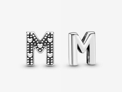 Letter M Mini Charm