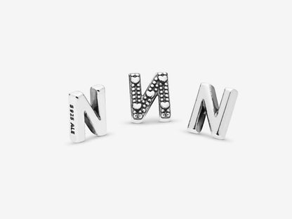 Letter N Mini Charm