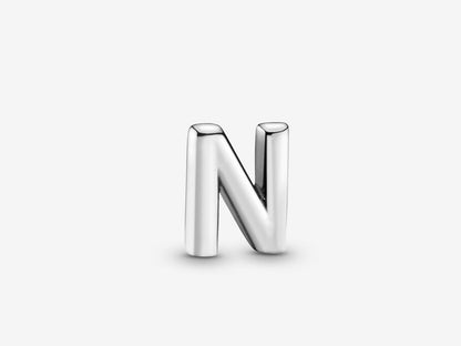 Letter N Mini Charm