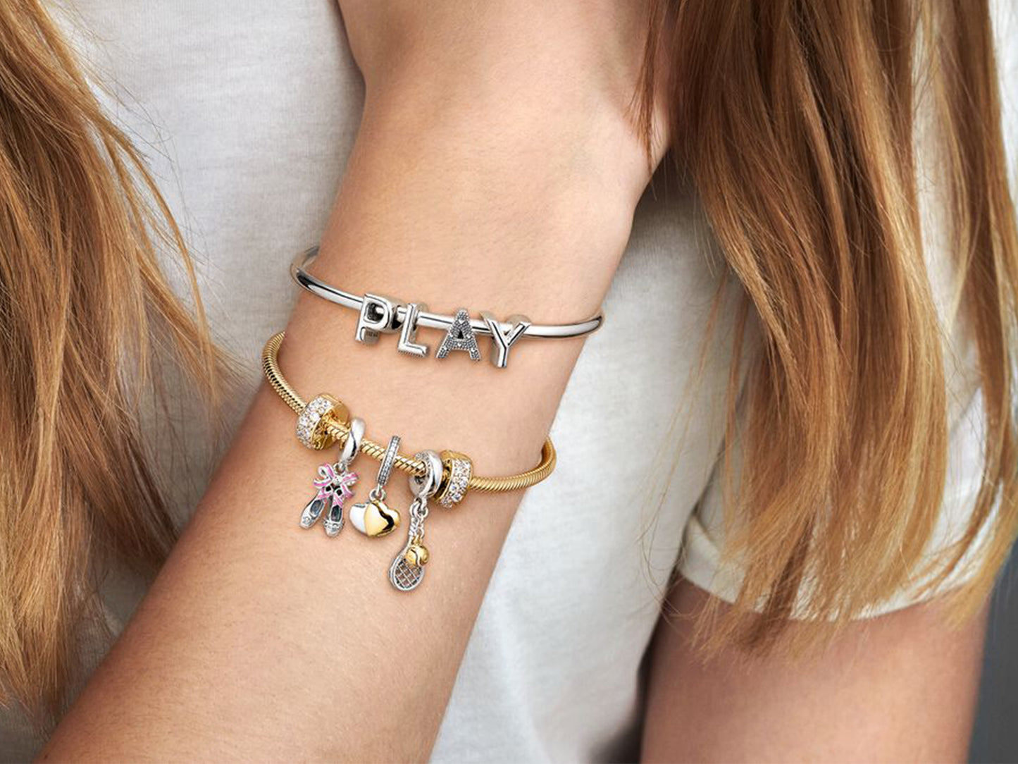 Letter P Alphabet Charm