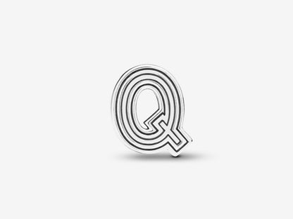 Letter Q Clasp Charm