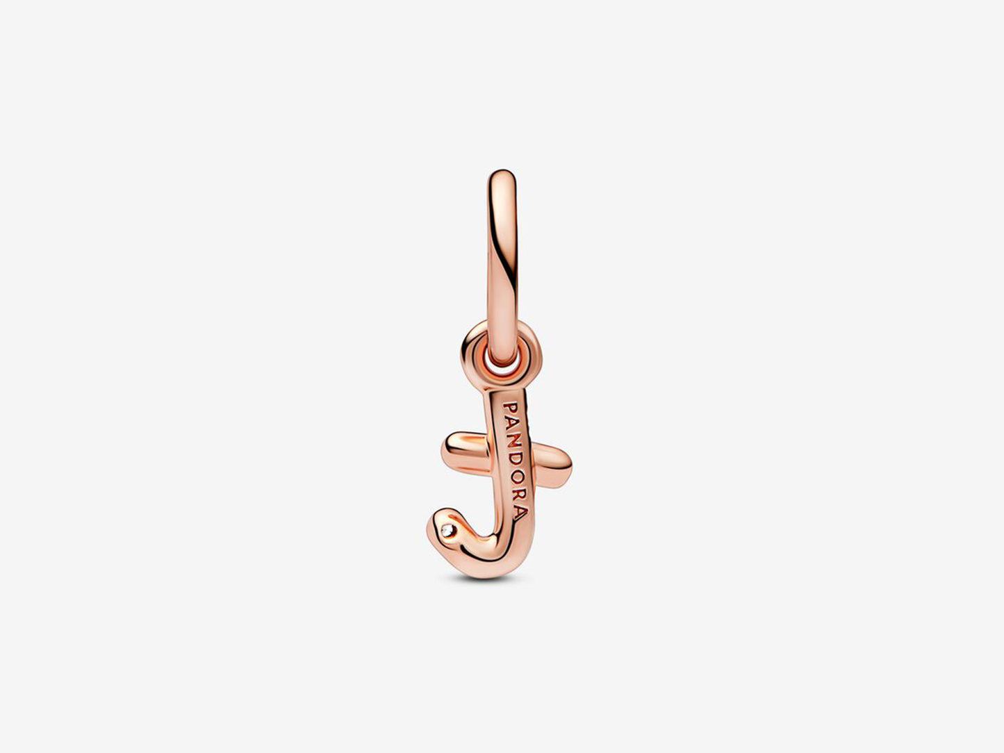 Letter T Script Alphabet Dangle Charm
