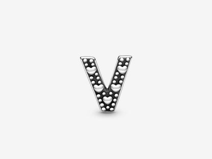 Letter V Mini Charm