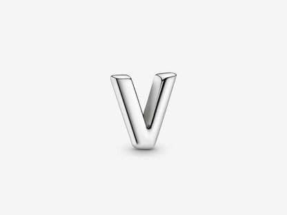 Letter V Mini Charm