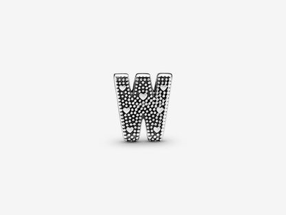 Letter W Alphabet Charm