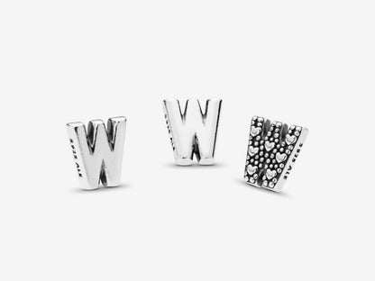 Letter W Mini Charm