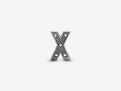 Letter X Alphabet Charm