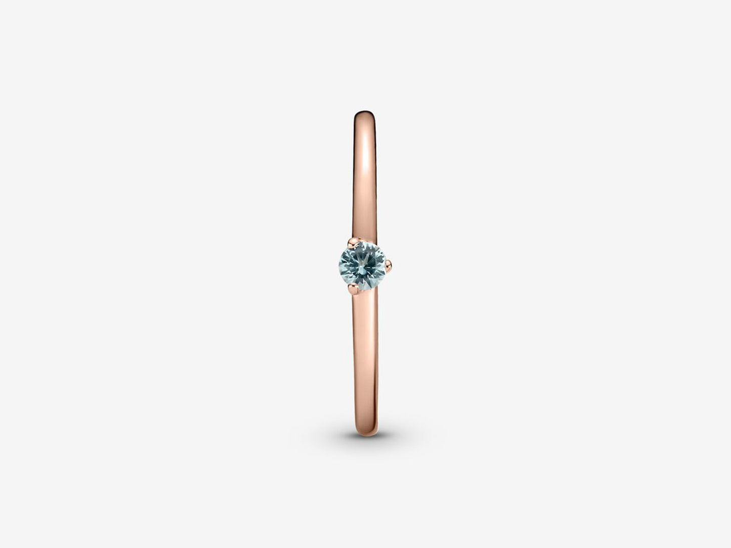 Light Blue Solitaire Ring