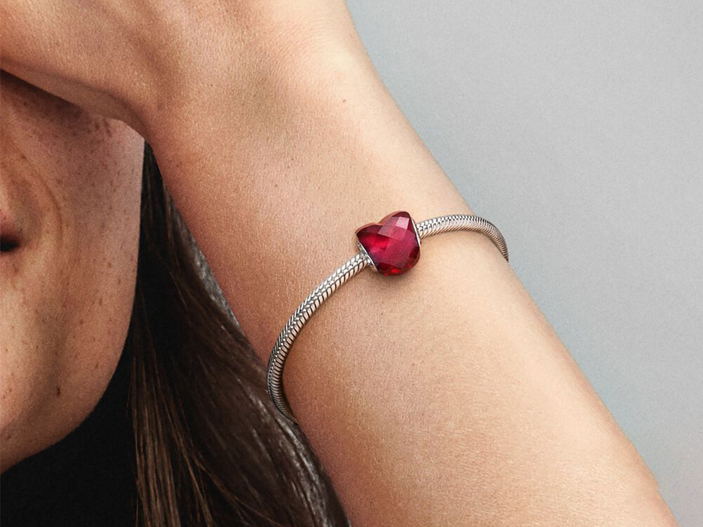 Light Red Heart Charm