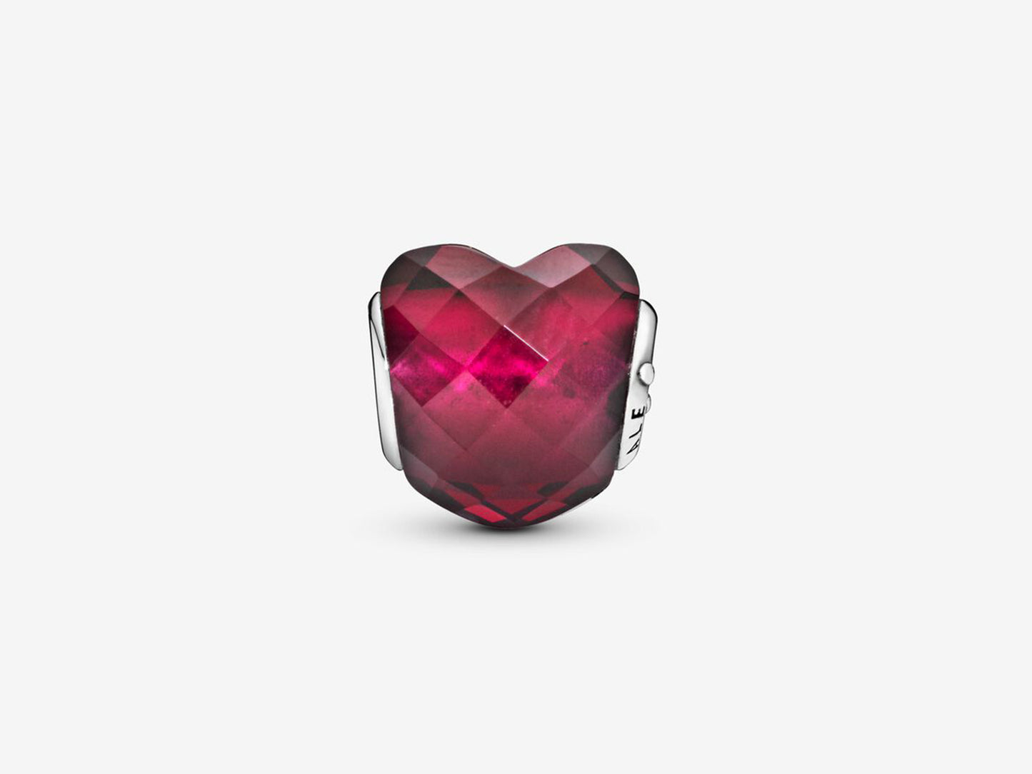Light Red Heart Charm