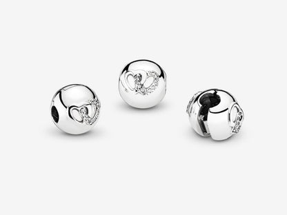 Linked Hearts Charm