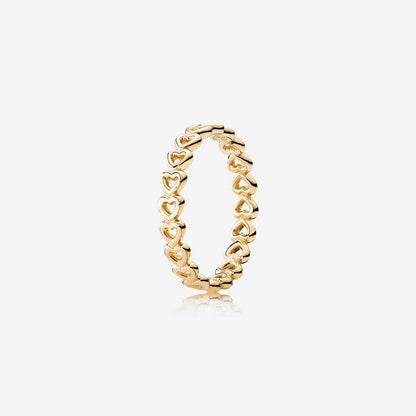 Linked Hearts Ring