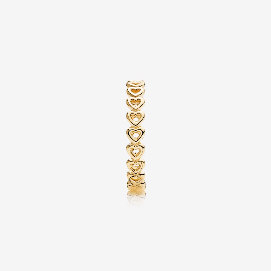 Linked Hearts Ring