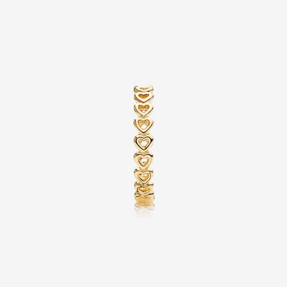Linked Hearts Ring