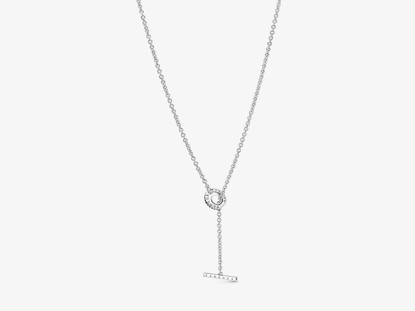 Heart Pavé Circle Necklace