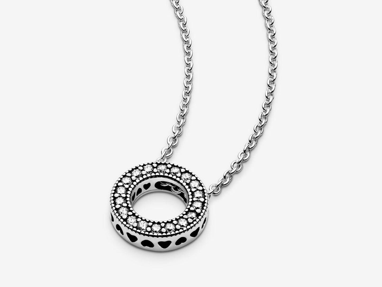 Pavé Circle Collier Necklace