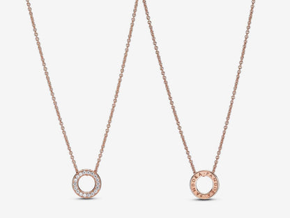 Pavé Circle Collier Necklace