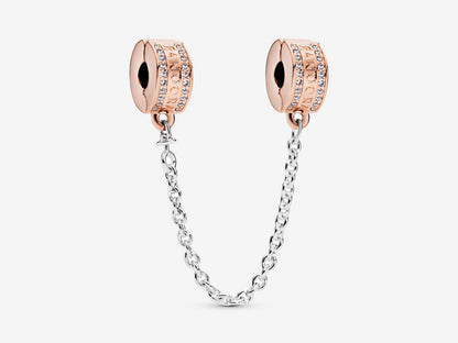 Logo Safety Chain Charm