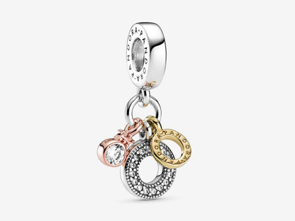 Logo and Letter Charm