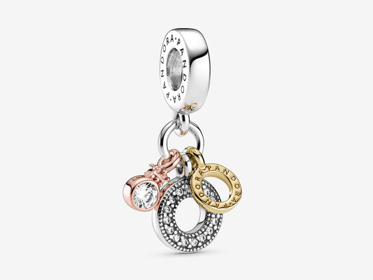 Logo and Letter Charm