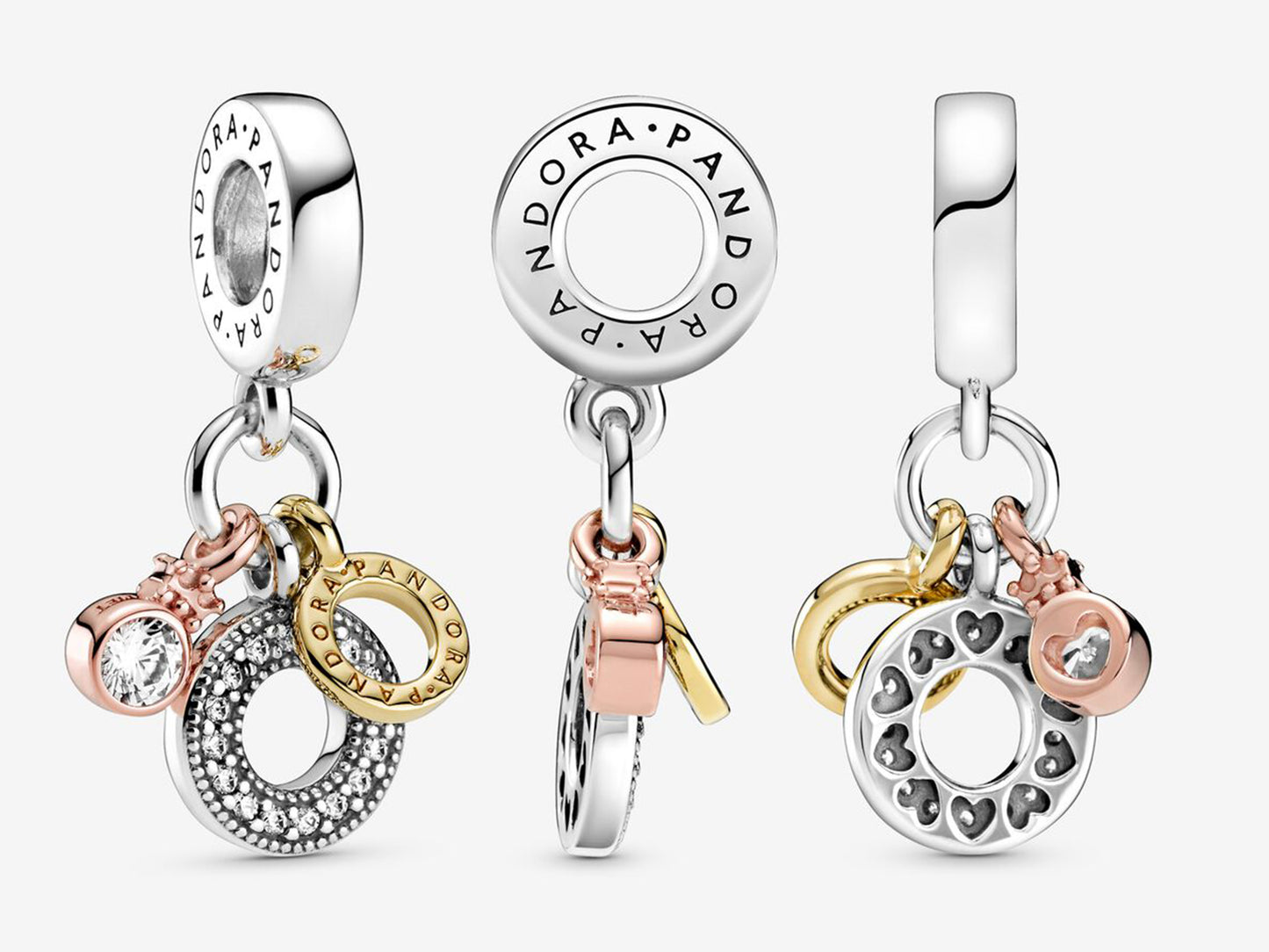 Logo and Letter Charm
