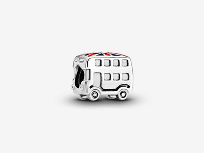 London Bus & Flag Charm