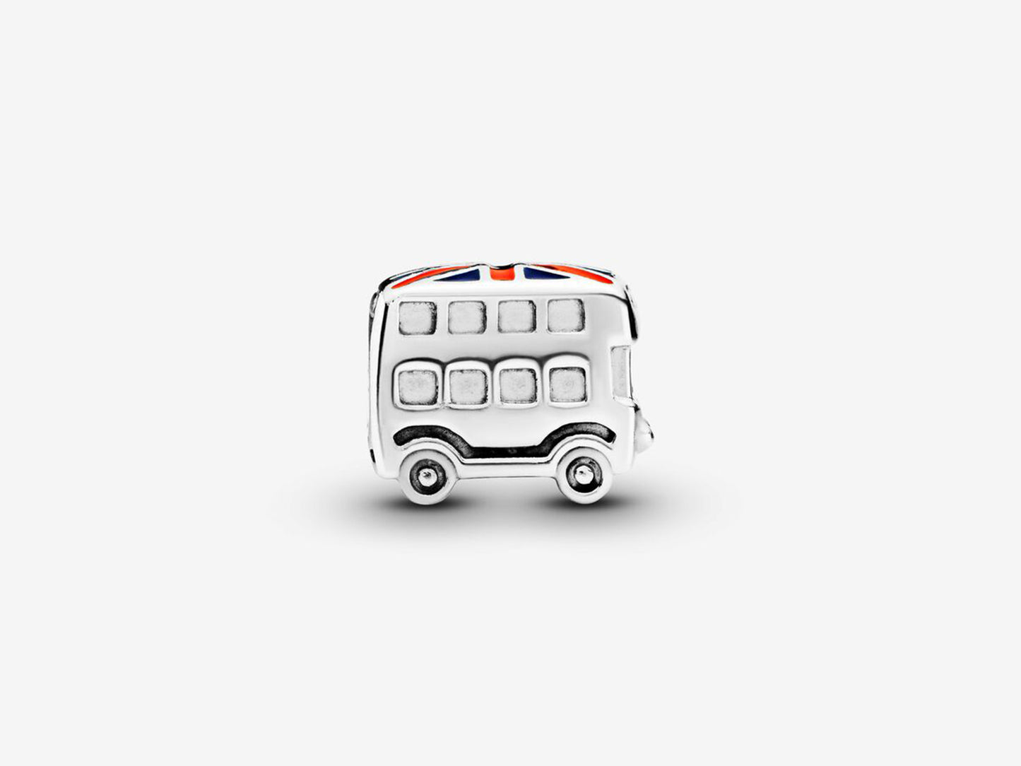 London Bus & Flag Charm