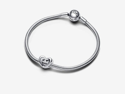Radiant Open Heart Charm