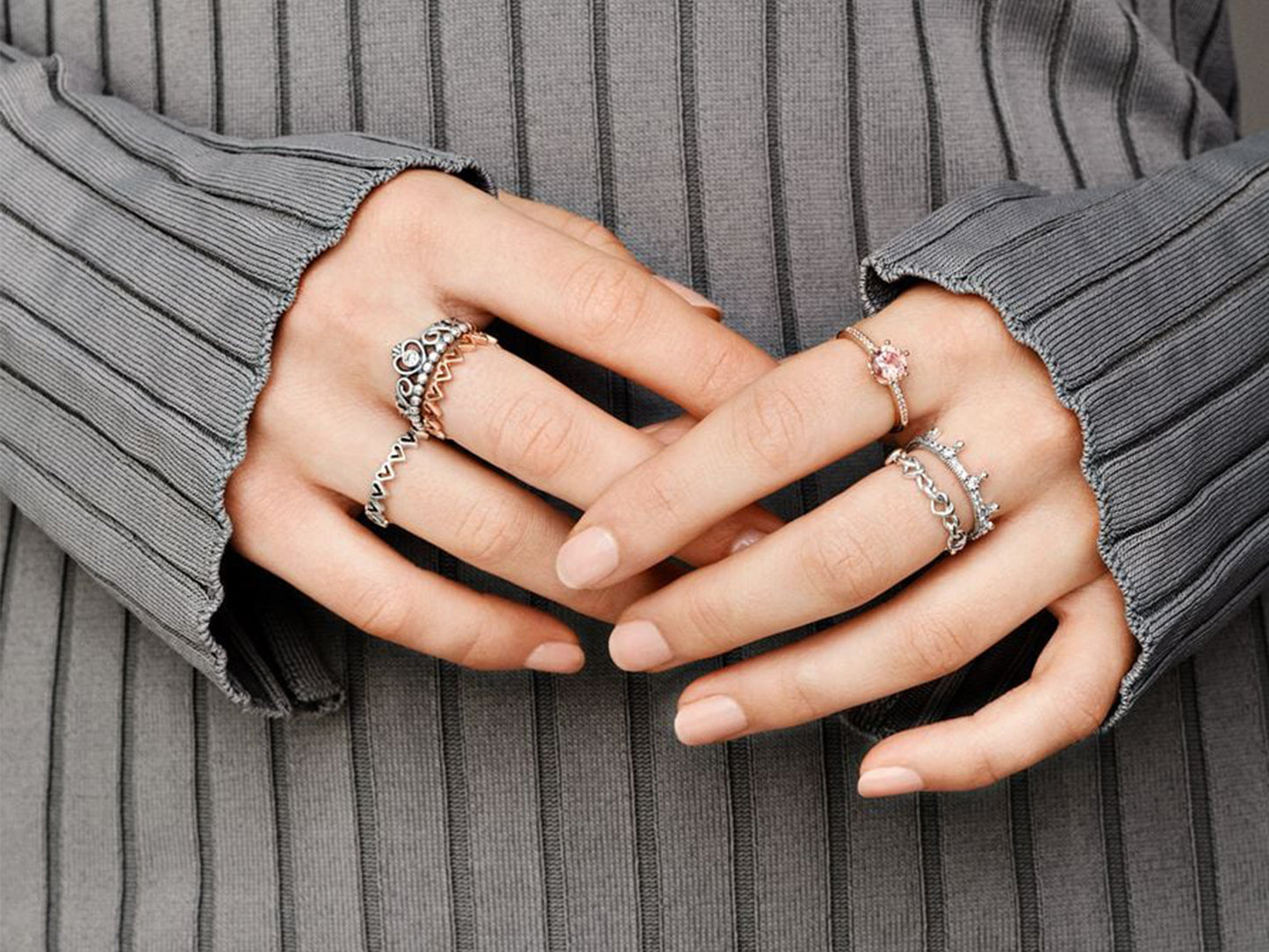 Knotted Hearts Ring