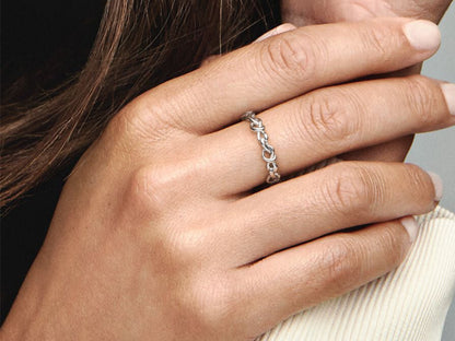 Knotted Hearts Ring