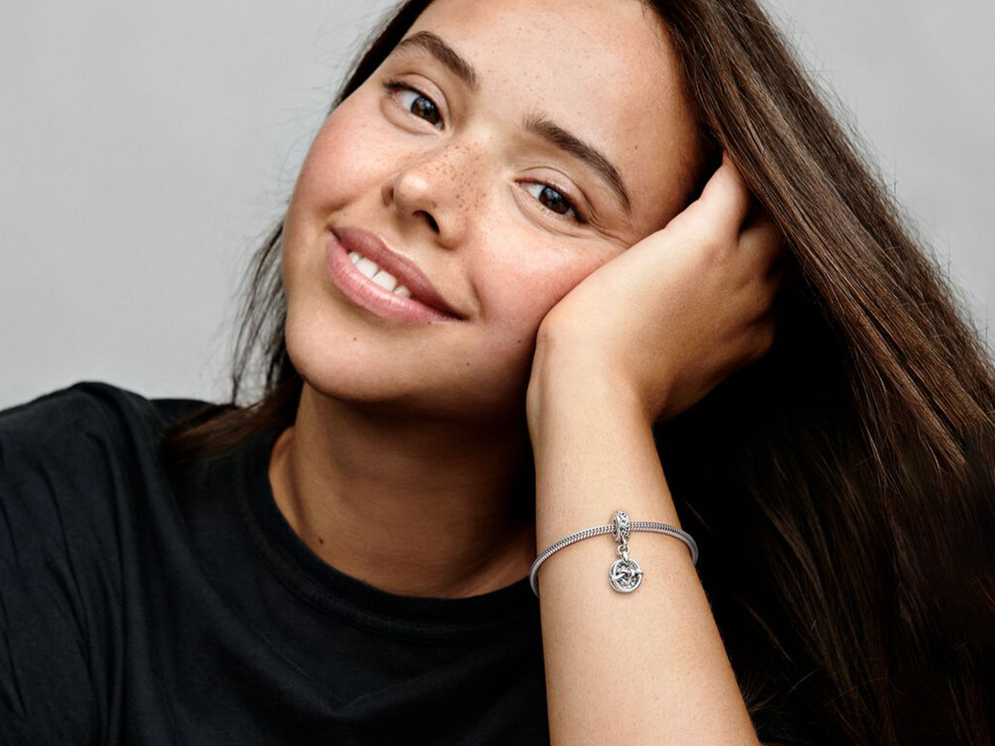 Love Knot Heart Charm