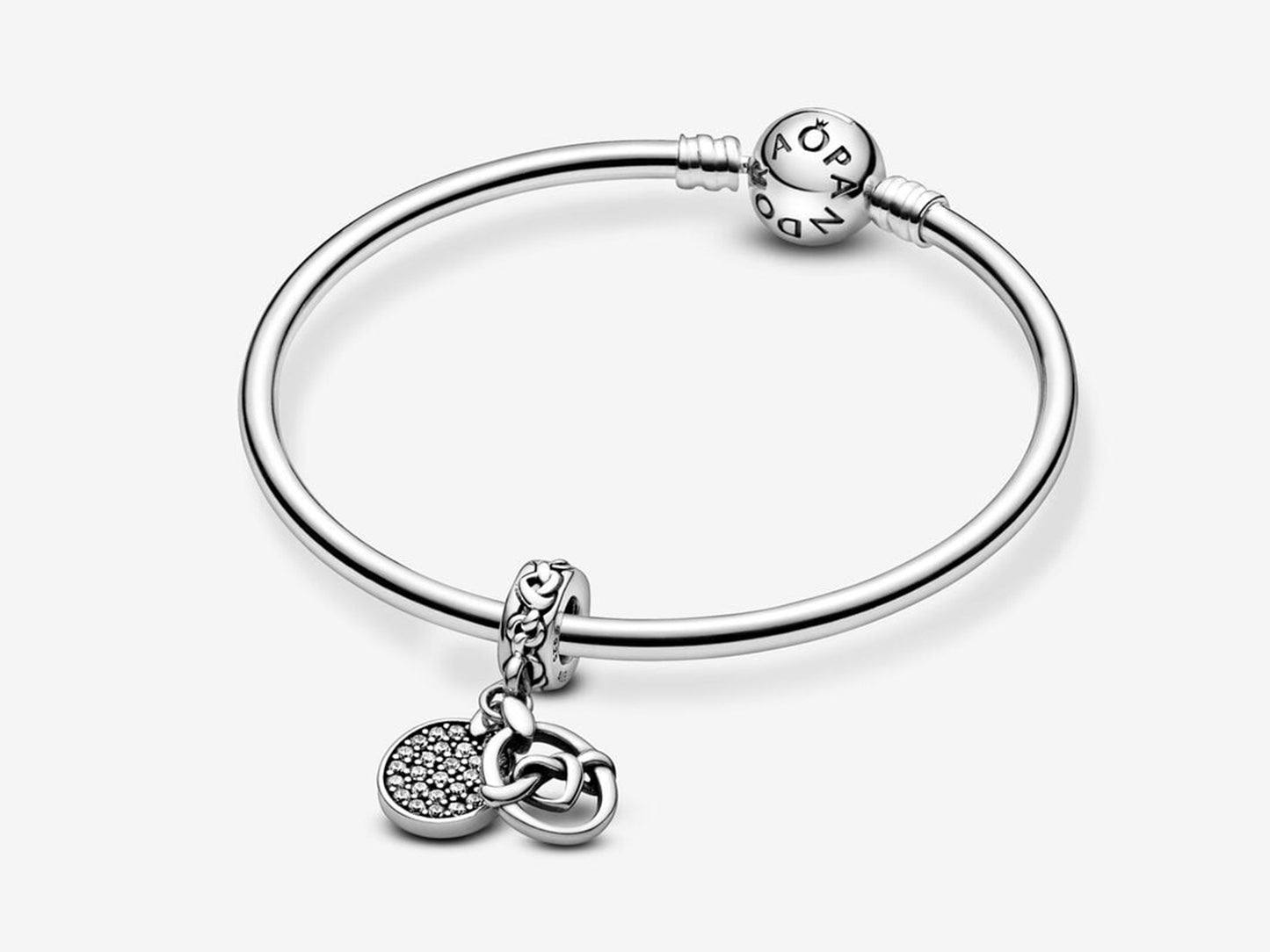 Love Knot Heart Charm