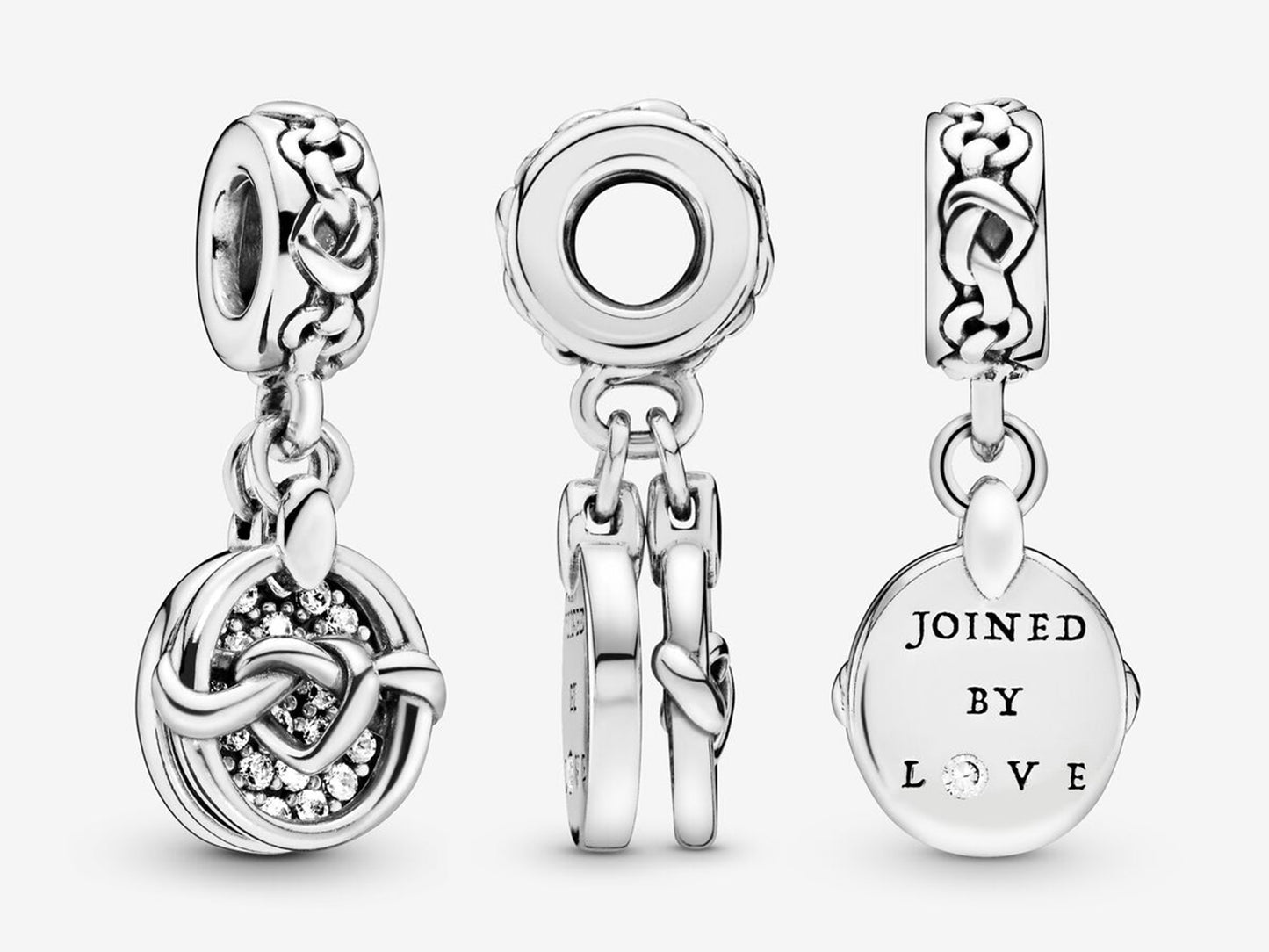 Love Knot Heart Charm