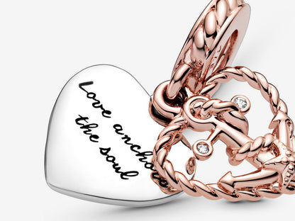 Love Knot & Anchor Charm