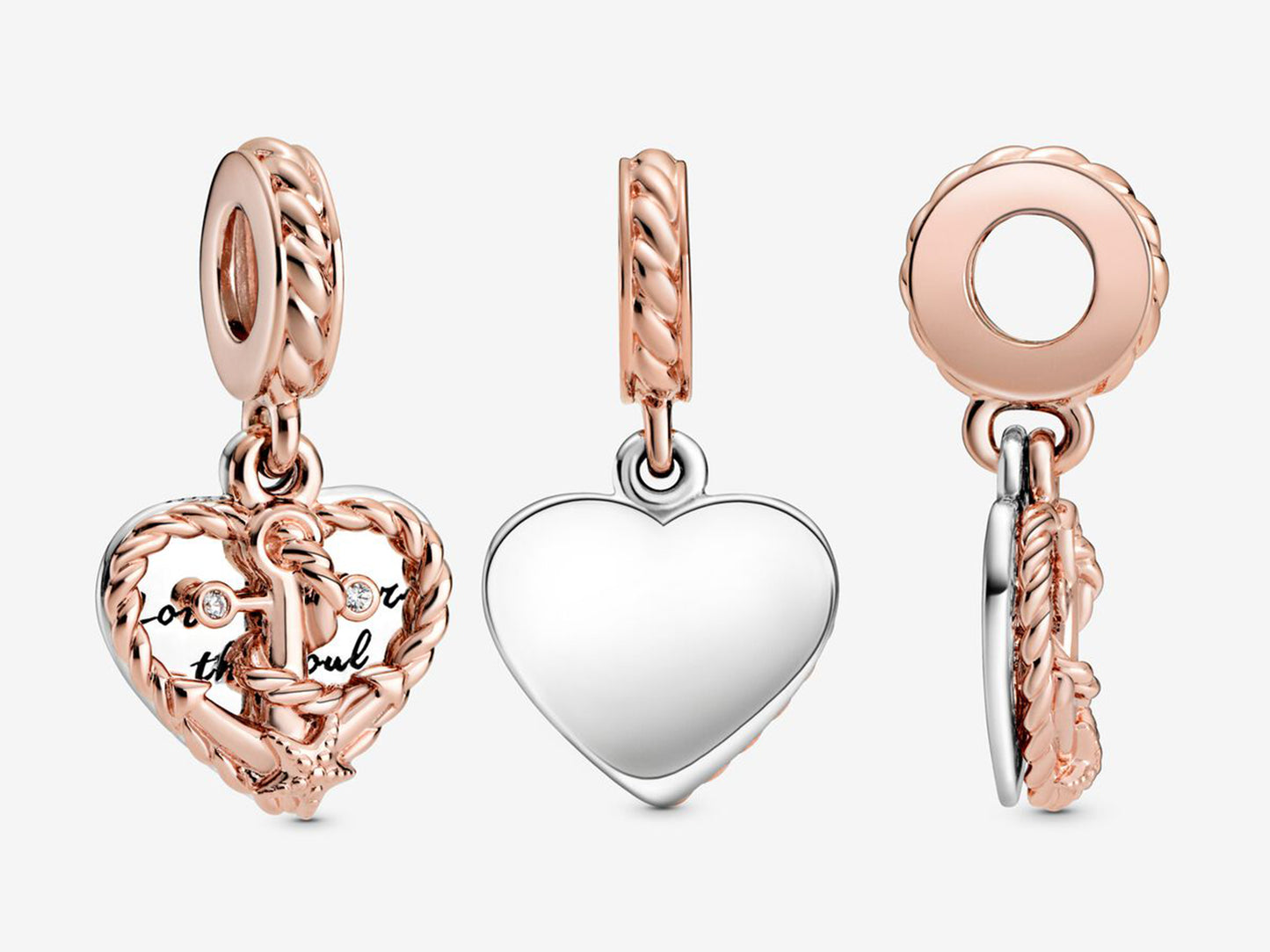 Love Knot & Anchor Charm
