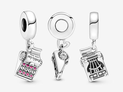 Love Letters Typewriter Charm