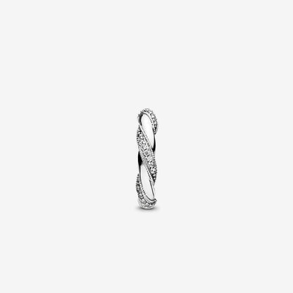 Love Ribbon Embrace Ring