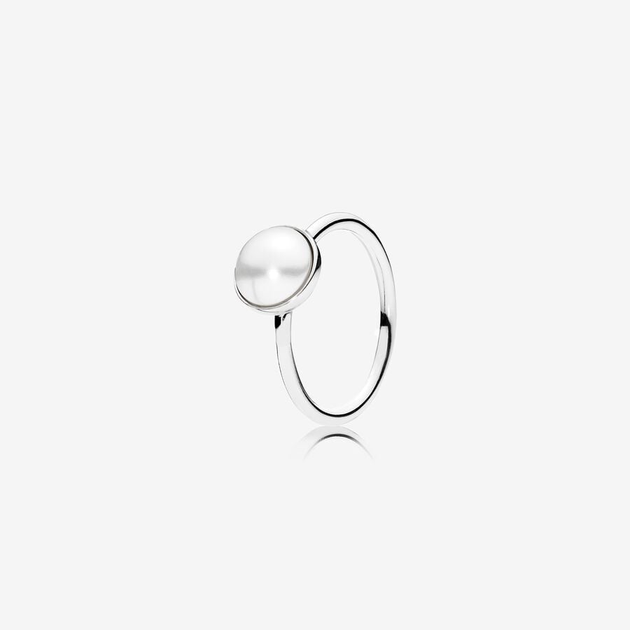 Luminous Droplet Pearl Ring