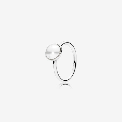 Luminous Droplet Pearl Ring