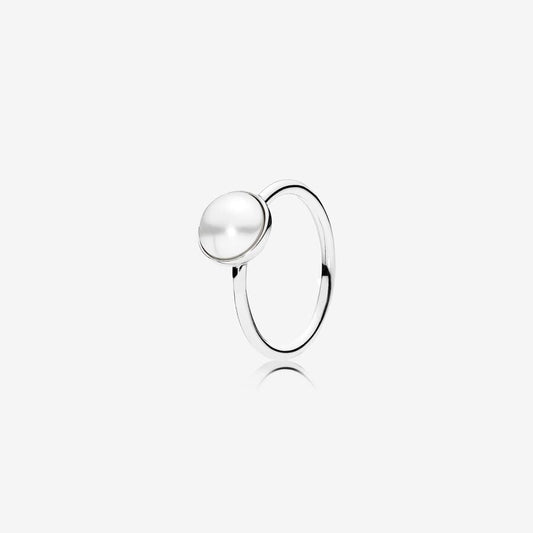 Luminous Droplet Pearl Ring