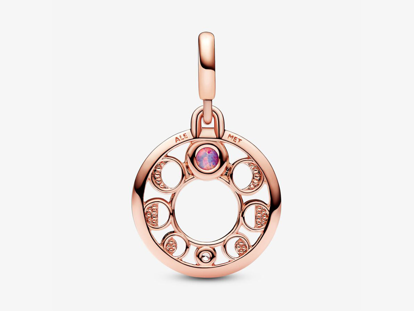 Lunar Phases Medallion Charm