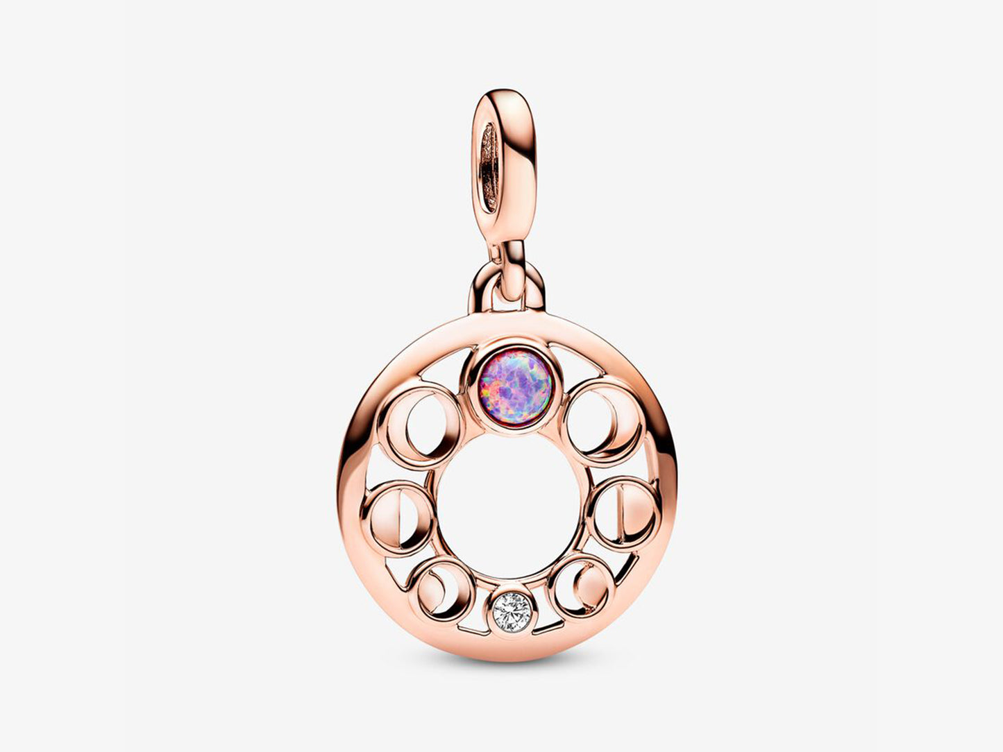 Lunar Phases Medallion Charm