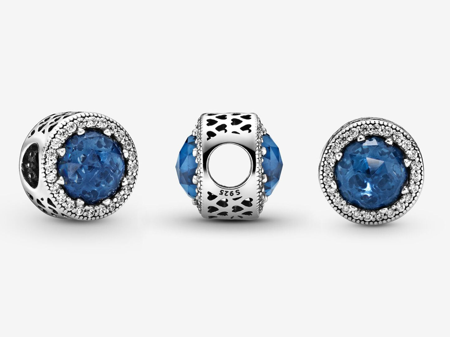 Sparkling Dark Blue Charm